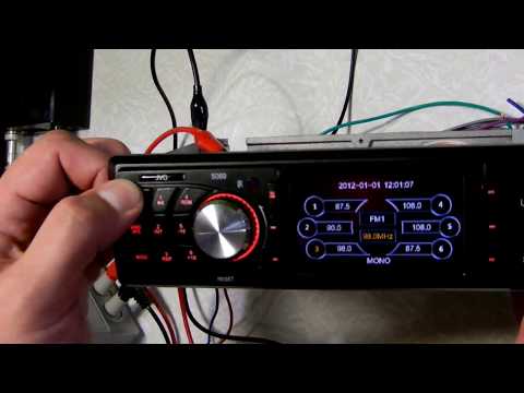 Диагностика и ремонт автомагнитолы JVG-5069 (переполюсовка)