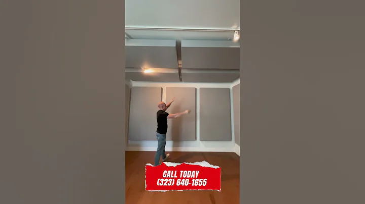 Before & After Recording Studio Install With 11 of our 4” Fabric Upgrade  Dulce Grey Bass Traps!