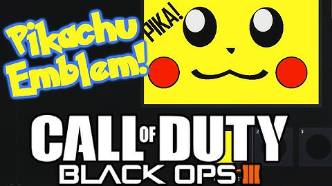 Black Ops 3 - Pikachu Emblem! (Black Ops 3 Emblems)