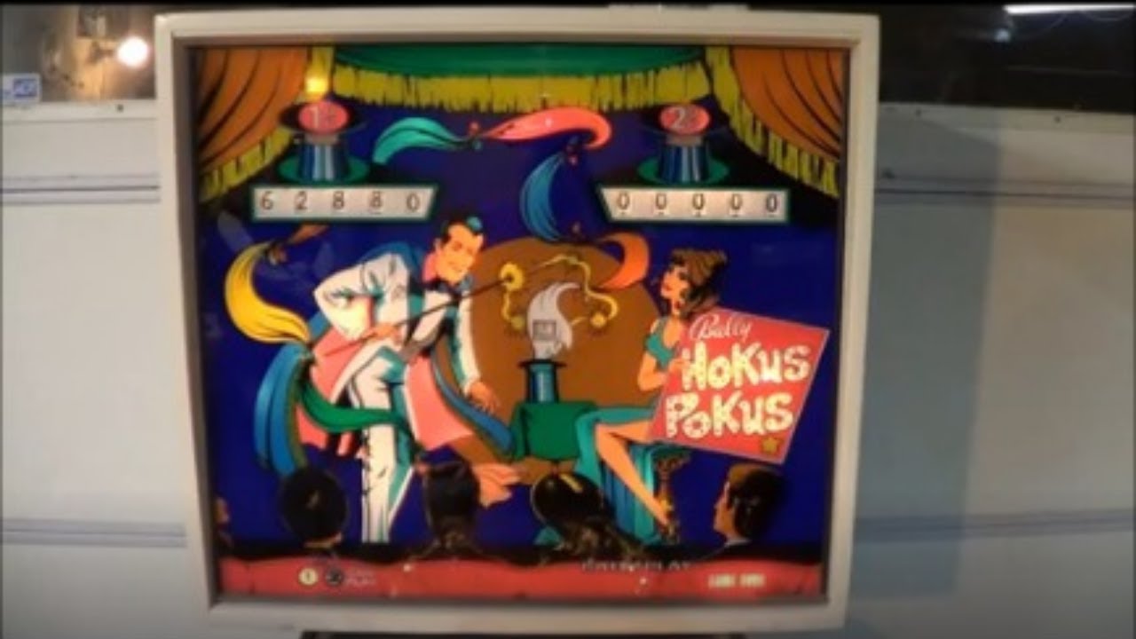 HOKUS POKUS PINBALL MACHINE - BY BALLY 1975