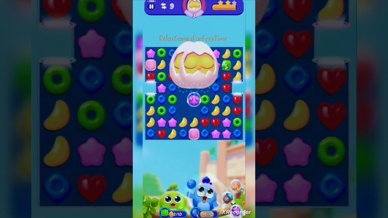 Bird Friends : Match 3 Puzzle - Level 196 part gameplay cute match 3 puzzle game walkthrough