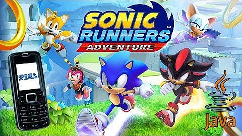 Sonic Runners Adventure (Java ME/v.1.0.8)  - Gameplay Showcase [240x320]