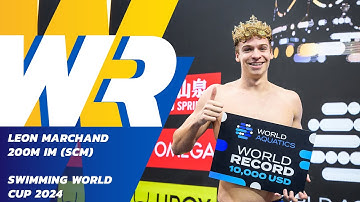 Leon Marchand Smashes Ryan Lochte’s 200m IM World Record! 🚀