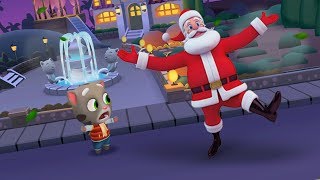 КТО КРУЧЕ? ГОВОРЯЩИЙ КОТ ТОМ - TALKING TOM ПРОТИВ Дед Мороз - Santa Claus! МЕГА ЧЕЛЛЕНДЖ! #123 screenshot 5