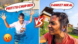 PRITI SANKET KE BEECH HUI FIGHT!!!