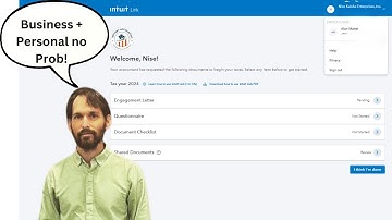 Intuit Link to Share Your Docs For Taxes -When Business & Personal Returns Are Using the Same E-mail