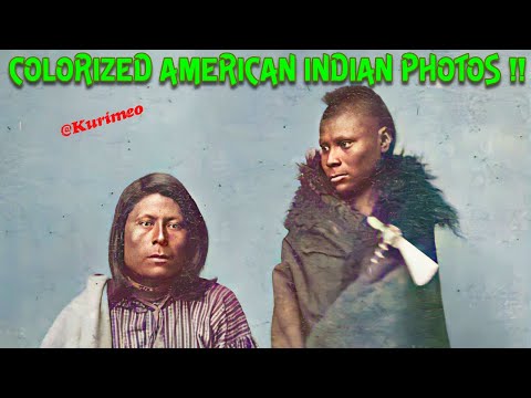 PART #15   Real American Indian Photos Colorized For The First Time Ever! 