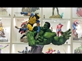 Hulk vs. Wolverine Marquette Statue Sideshow Premium Format Unboxing