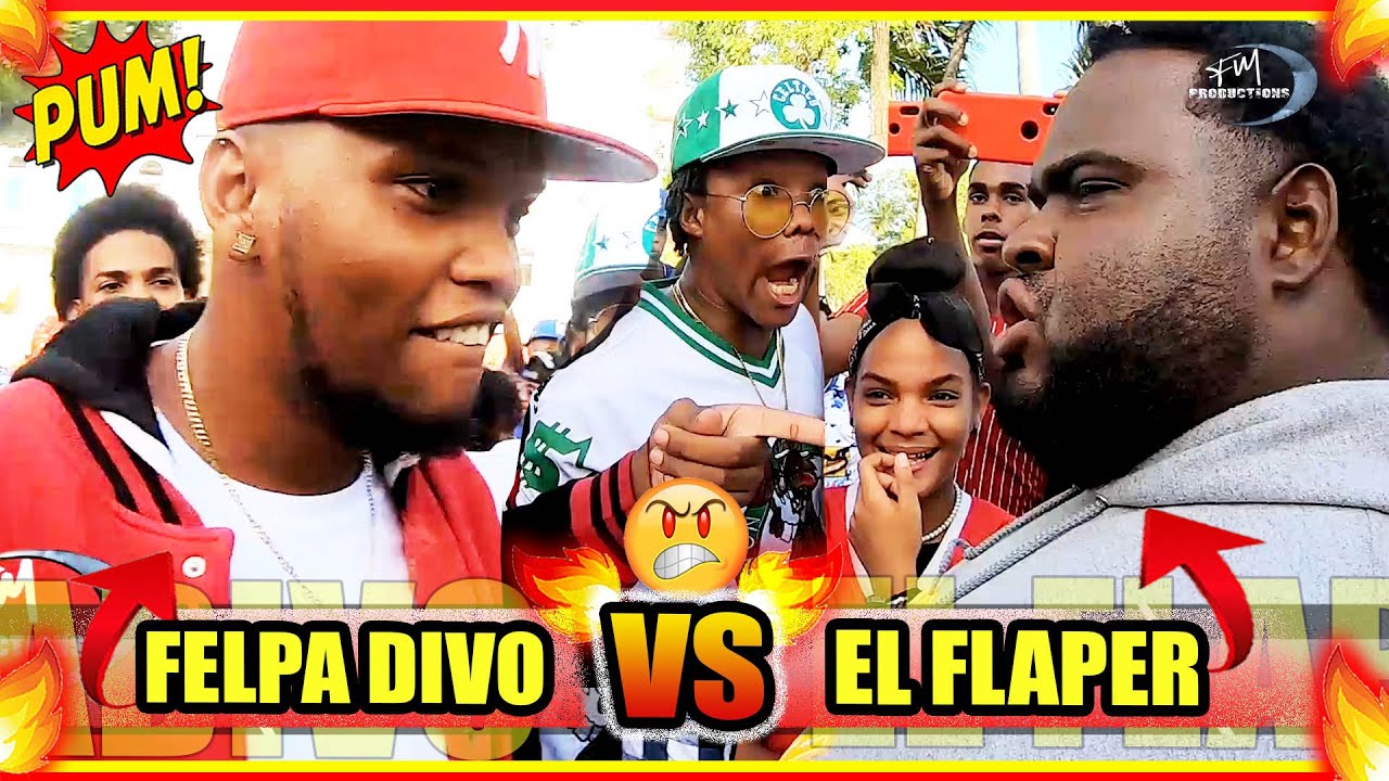 😱 WOW 💥 Felpa Divo Vs. El Flaper - Batalla de Freestyle en Barahona 2022