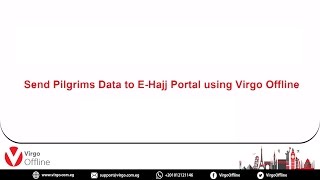Send to E Hajj Portal using Virgo Offline screenshot 2
