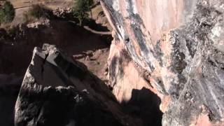 Inca Staircase Leading Into A Two Mile Long Tunnel