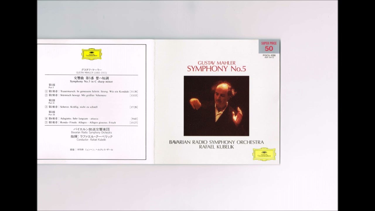 Mahler - Symphony No.5 Kubelik BRSO - YouTube