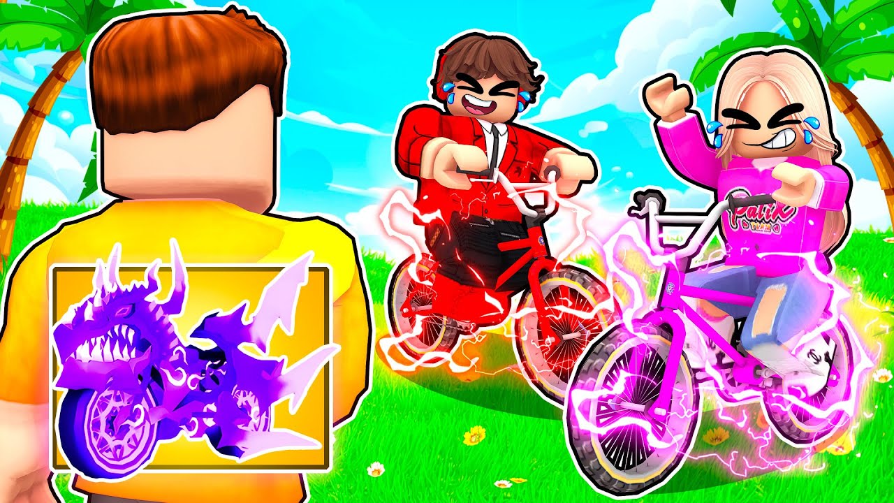 UDAJE NOOBA PRZED PRZYJACIÓŁMI na ROWERZE a potem UŻYWAM NIELEGALNEGO ROWERU w Roblox!