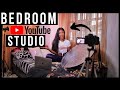 How to FILM YOUTUBE VIDEOS in a SMALL BEDROOM | Set up a Video Filming studio in Your Room