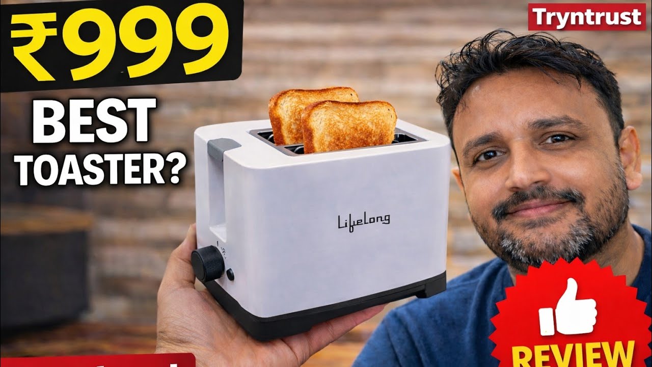 ₹850 Lifelong Pop-Up Toaster Review | Best Toaster Under 1000? | Honest Review Hindi