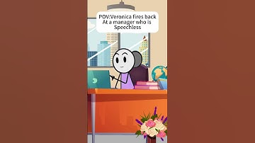 Veronica fires back at a manager who speechless #animation #work #worklife #job #fypシ