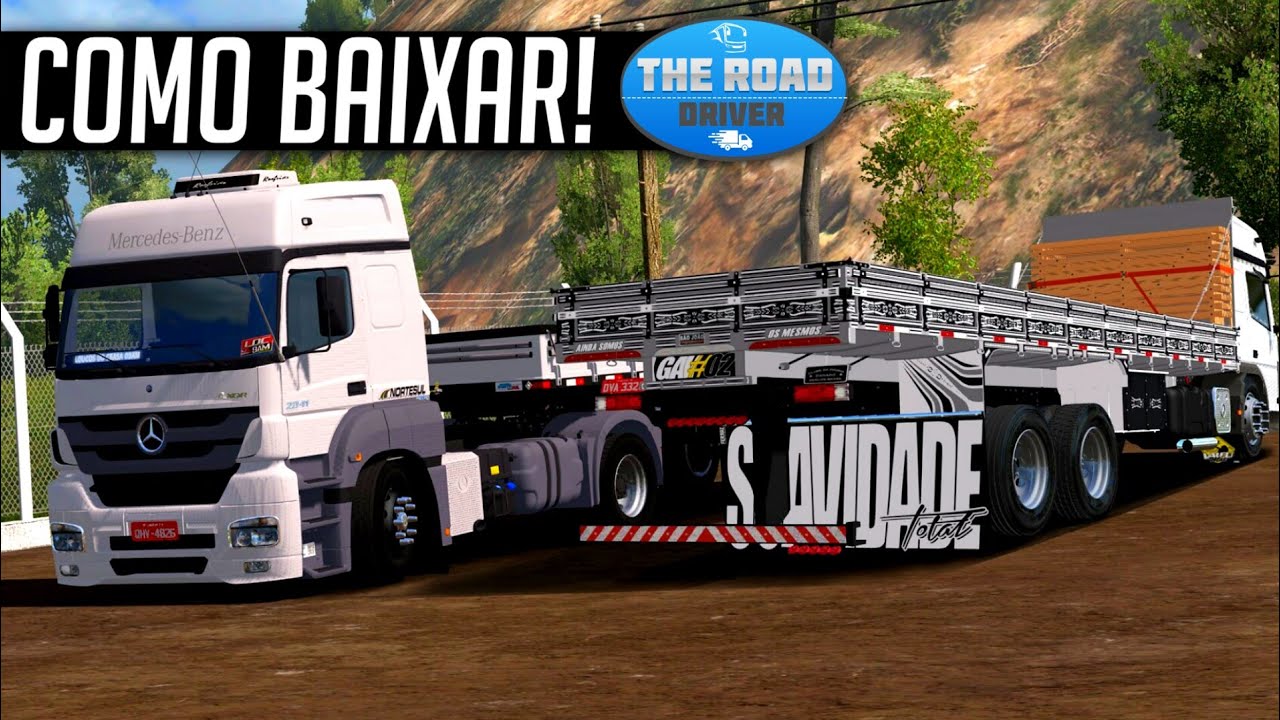 COMO BAIXAR The Road driver Novo Jogo de CAMINHÕES Brasileiros para