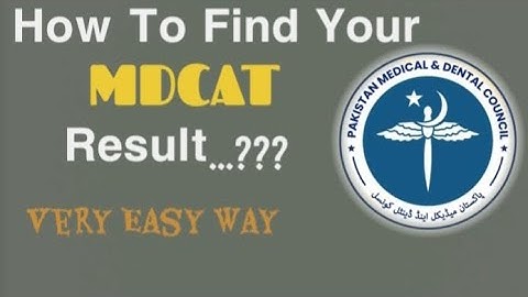 How to download your PMDC/PMC MDCAT result card 2023 by B-form or CNIC number??