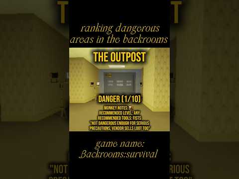 Most dangerous places in roblox backrooms ||Backrooms:Survival