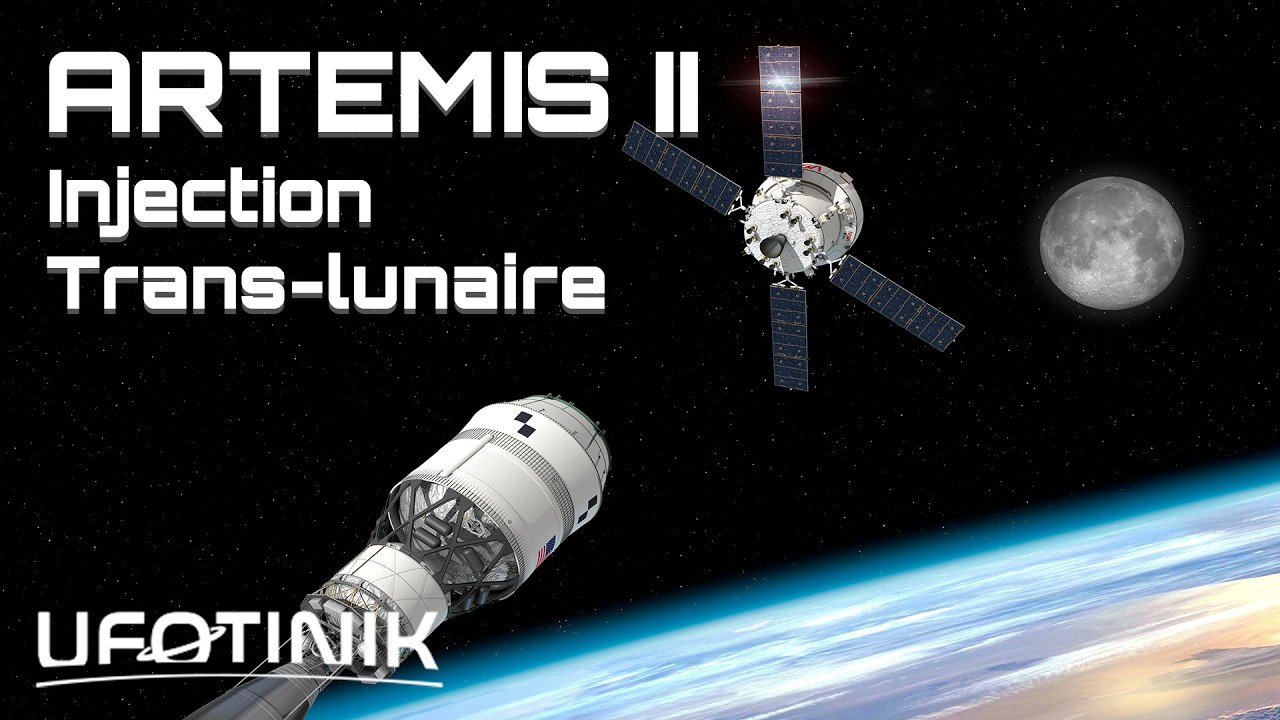 🔴 EN DIRECT ARTEMIS II INJECTION TRANS-LUNAIRE - Départ des 4 astronautes en direction de la Lune !