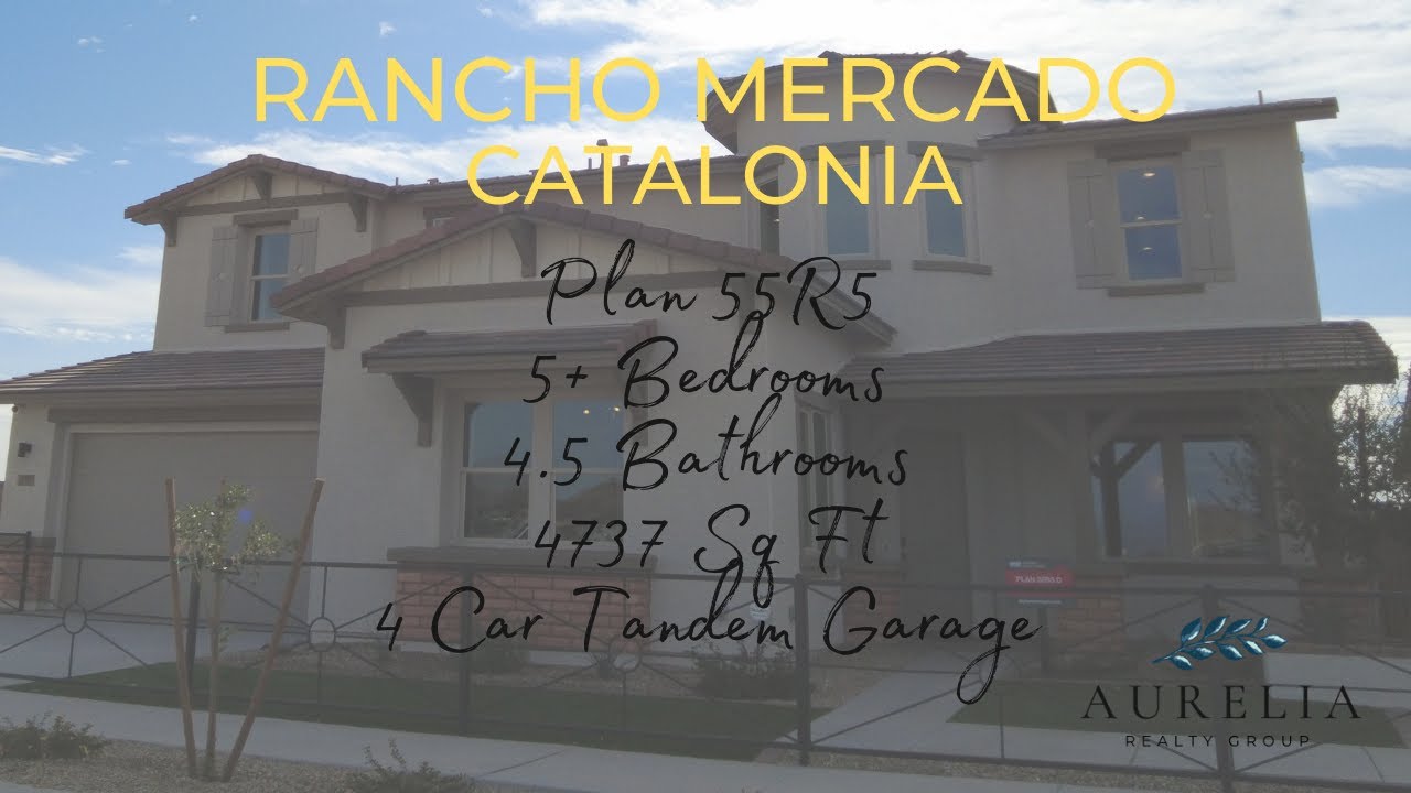 Surprise, AZ New Construction Rancho Mercado Model 55RM5 Walkthrough