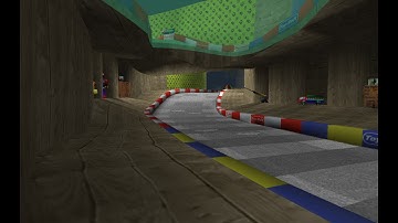 Toy World 3 by javildesign. Length 638m. 7 Laps. 16 cars. Car RC Monk.