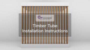 COOWIN® WPC Timber Tube Installation