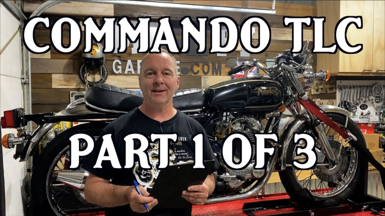 1974 Norton Commando 850 MK2A - TLC 1 of 3 - New tire & brake shoes