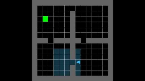 Four Rooms - Domain randomization zero-shot transfer