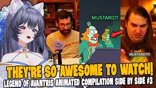 Yueri Reacts to Legend Of Avantris Animated Compilation Side By Side Part 3