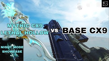 Mythic vs Base CX9 Lethal Hollow Showcase CODM | Mythic CX9 Night Mode Showcase COD Mobile
