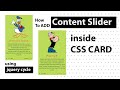 How to add dynamics Content in CSS Card | Changing Image in CSS Card UI Design | csPoint