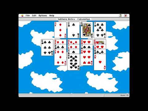 Apple Macintosh Longplay - Solitaire Antics - Calculation
