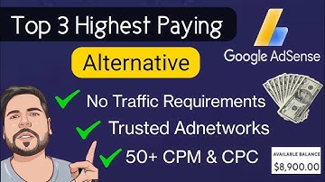 Top 3 Highest Paying Google Adsense Alternatives | High CPM Trusted Ad Network 2023