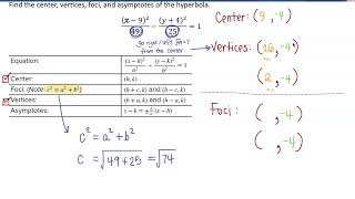 MTH 167 Section 10.2 Hyperbola Topic 4