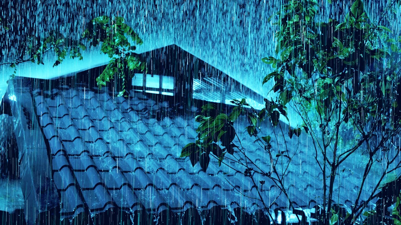 Elimina el Insomnio con Lluvia y Truenos – Sonido Relajante para Dormir ...