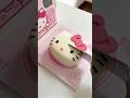 Eat giant hellokitty cake with me #asmr #food #icecream #cake #sanrio #satisfying #hellokitty