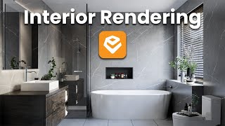 Bathroom Rendering for Interior Designers (SketchUp + Enscape) by Melos Azemi 3,917 views 2 months ago 14 minutes, 39 seconds