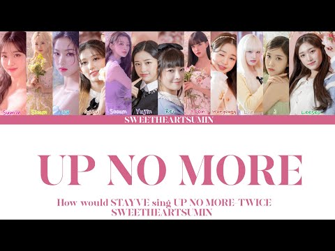 How Would STAYVE sing UP NO MORE(TWICE) | Color coded lyrics + Line distribution
