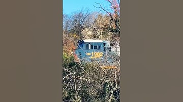 CSX 1982 “Seaboard System” Heritage on M407-16! #csx #heritageunits #railfanning #railroad #shorts