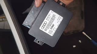 Audi A4 parking brake control module Location