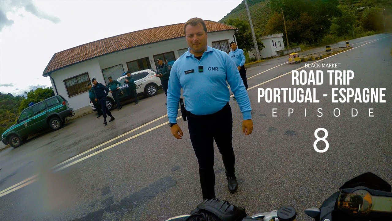 Contrôlé à moto par la DOUANE au Portugal ! | BLKMRKT [ Portugal Espagne: Episode 08]