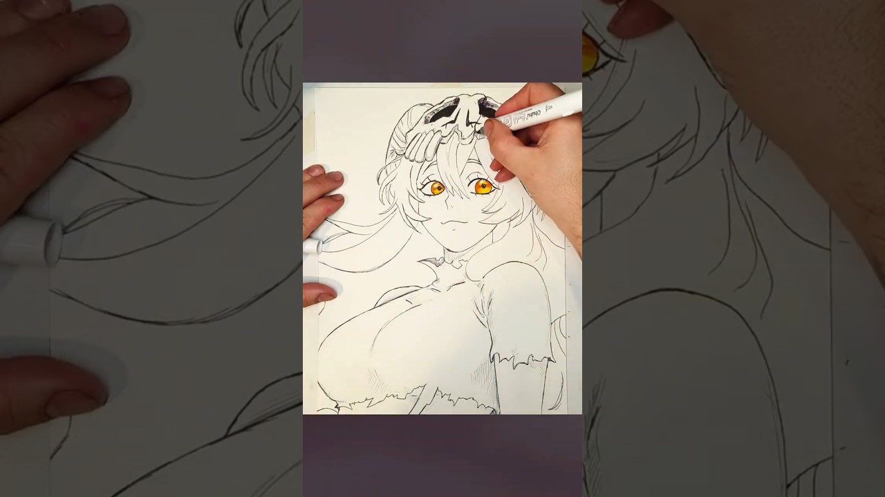 Dessin de Nelliel Tu Oderschvank  (Bleach)