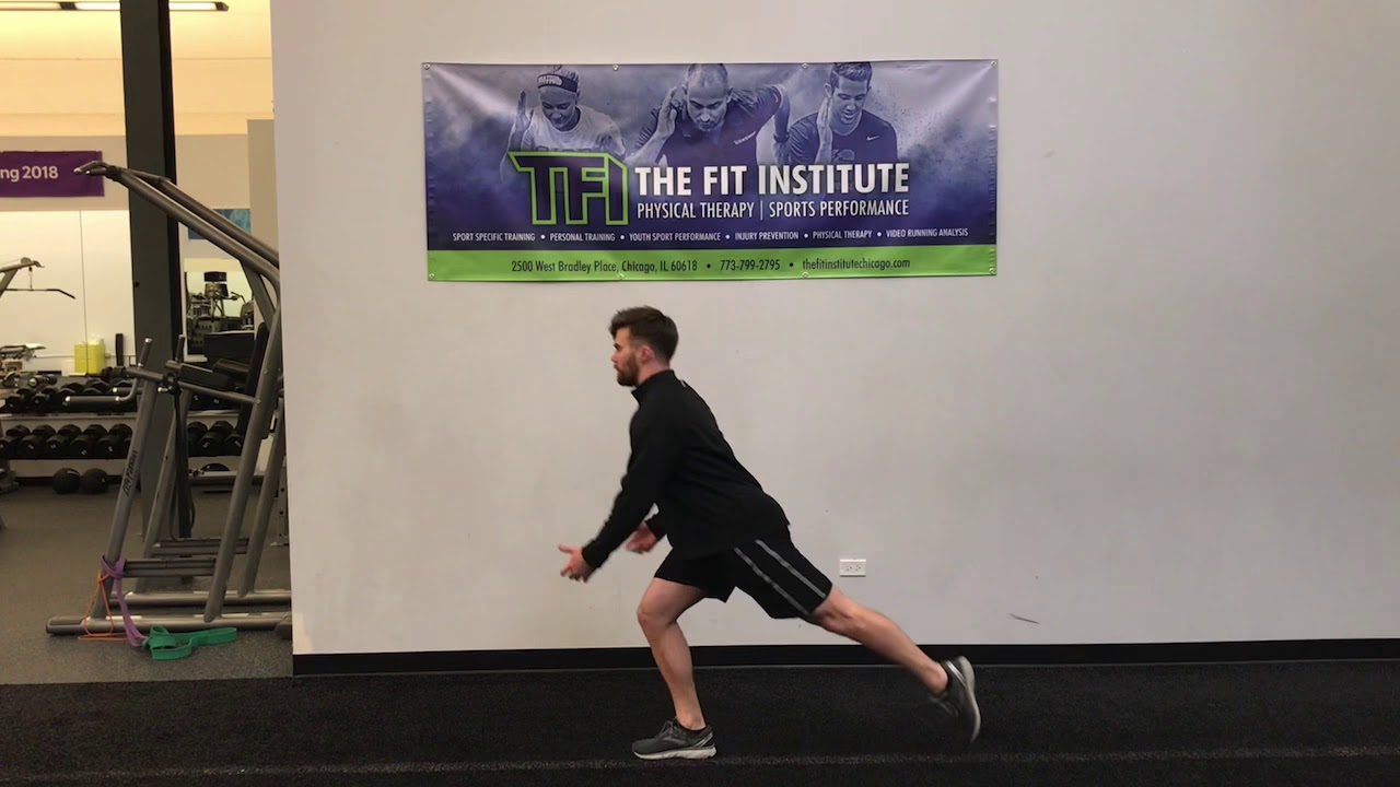 Reverse Lunge w/ Cross Reach - YouTube