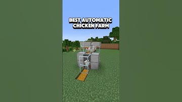 Best Automatic Chicken Farm In Minecraft! #minecraft #survival #minecraftfarm
