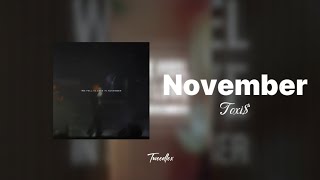 We Fell In Love In November - November - Toxi - Text