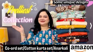 🌼Kurta set/co-ord set for summers🌼unique designer cotton dresses🌼Amazon 2 & 3 piece Kurta set haul🌼