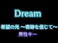 【Dream】希望の光 〜奇跡を信じて〜  男性キー  (-3)