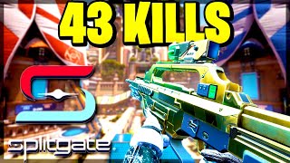My *NEW* Kill RECORD in Splitgate RANKED! 😯 INSANE 43 KILL GAME! (Splitgate Gameplay)