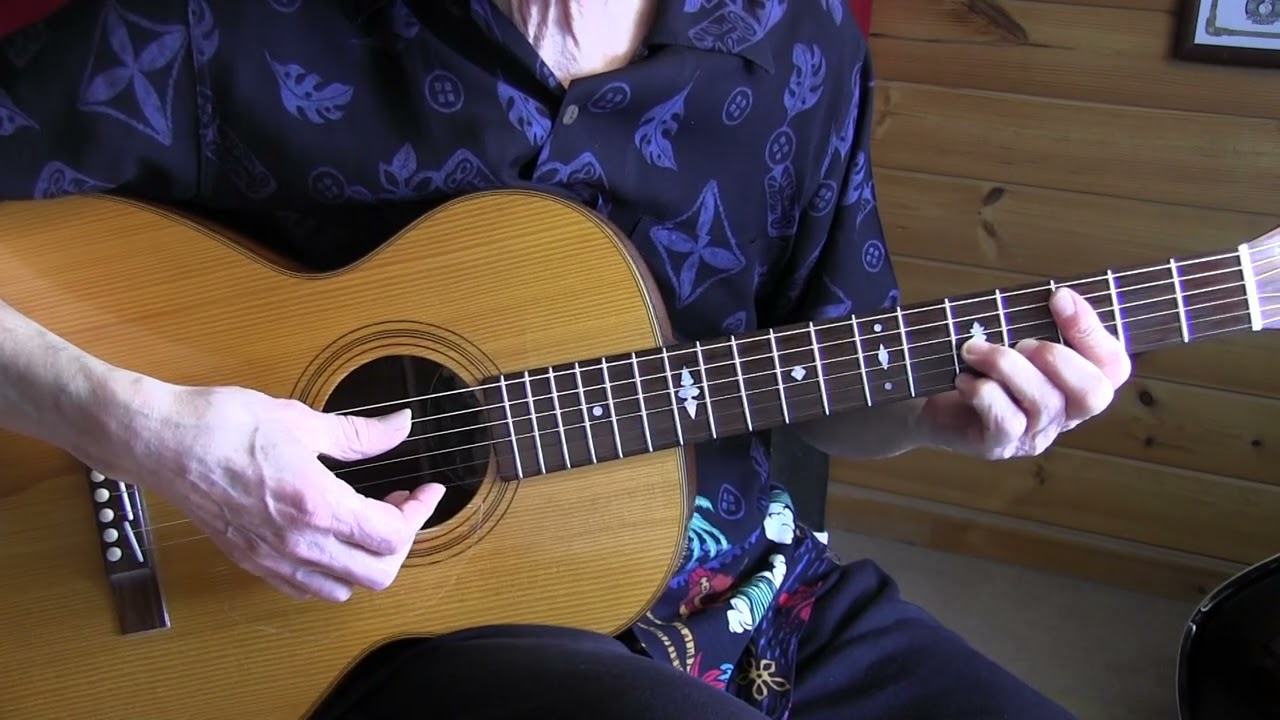 How Long Blues Fingerpicking Blues Lesson TAB avl YouTube